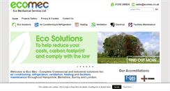Desktop Screenshot of ecomec.co.uk