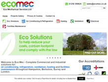 Tablet Screenshot of ecomec.co.uk