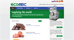 Desktop Screenshot of ecomec.be